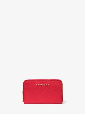 michael kors small red wallet