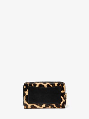 Michael kors sale animal print wallet