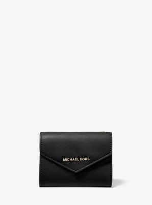 Medium Crossgrain Leather Envelope Wallet | Michael Kors