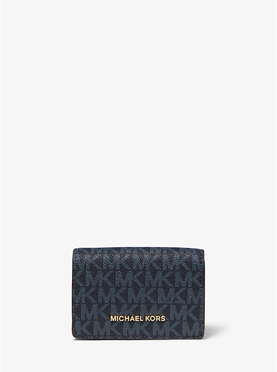 Small Logo and Leather Wallet image number 0
