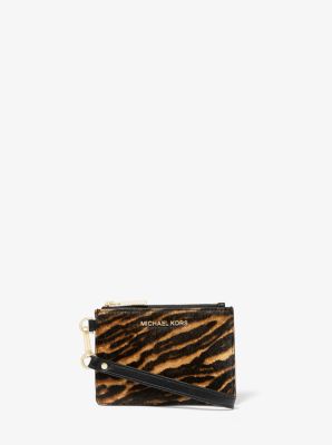 Jet Set Small Mixed Animal-Print Calf Hair Coin Purse | Michael Kors