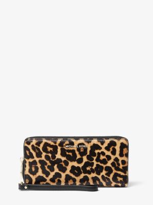 michael kors animal print wallet