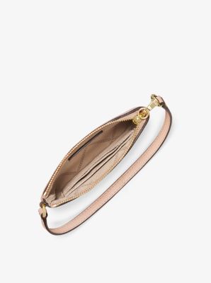 Jet Set Small Pebbled Leather Wristlet