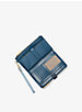 Adele Studded Tri-Color Saffiano Leather Smartphone Wallet image number 1