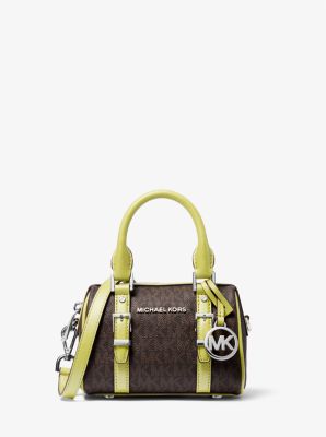 michael kors duffel bag size