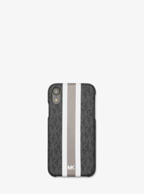 Logo Stripe Phone Cover for iPhone XR Michael Kors