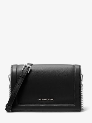 MICHAEL MICHAEL KORS Houston Large Crossgrain Leather Crossbody