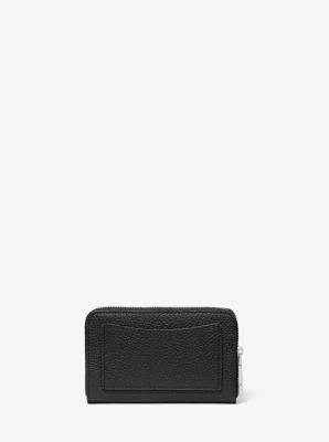 Small pebbled leather discount wallet