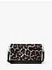 Leopard Calf Hair and Leather Convertible Crossbody Bag image number 0
