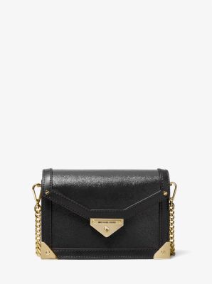 michael kors black patent leather bag