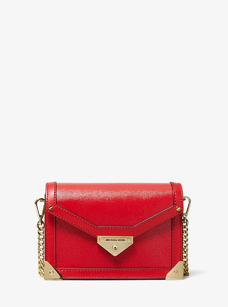 Grace Small Patent Leather Crossbody Bag  - BRIGHT RED - 32H0GGHC5A
