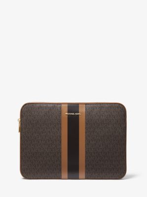 Jet Set Logo Stripe 13 Inch Laptop Case | Michael Kors