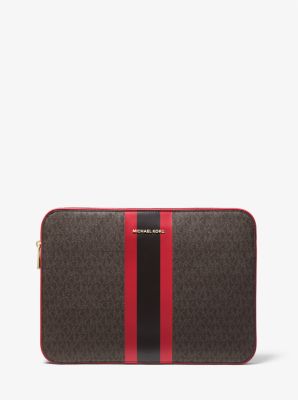 Michael kors best sale laptop handbag red