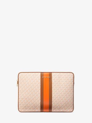 Jet Set Logo Stripe 13 Inch Laptop Case | Michael Kors