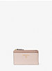 Small Two-Tone Pebbled Leather Card Case image number 0