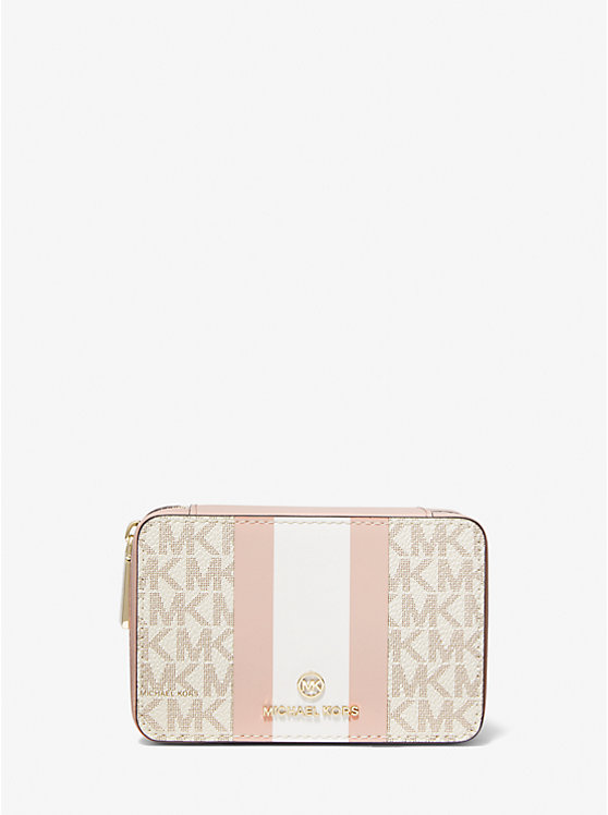 Small Logo Stripe Jewelry Case image number 0