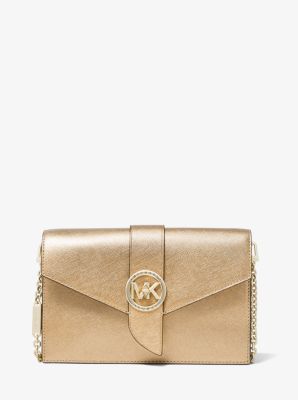 metallic michael kors crossbody