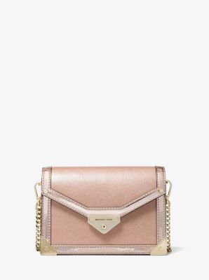 michael kors crossbody metallic