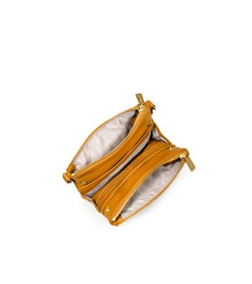 Leather Pouch, Envelope Pouch, Small Accessories | Mayko Bags Mustard