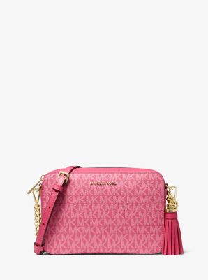 Jet Set Medium Logo Camera Bag | Michael Kors