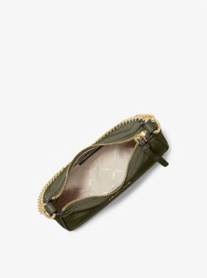 Schultertasche Jet Set Charm Small aus Nylon-Gabardine