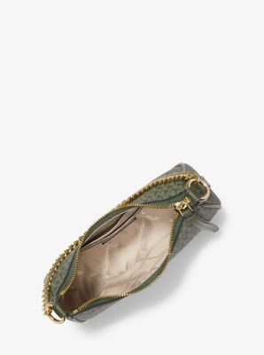Bolso de hombro Jet Set Charm peque&ntilde;o con logotipo in VERDE AMAZONAS | Michael Kors