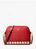 Large Studded Saffiano Leather Dome Crossbody Bag image number 0