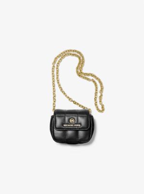 Quilted Leather Crossbody For Apple AirPods® | Michael Kors