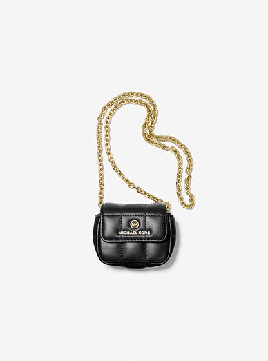 Quilted Leather Crossbody For Apple Airpods® | Michael Kors