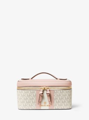 Medium Logo Stripe Trunk Travel Case Michael Kors Canada