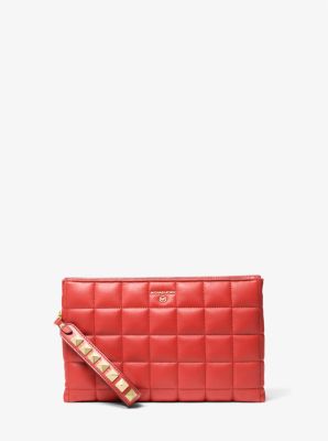 Michael kors pochette clearance rouge