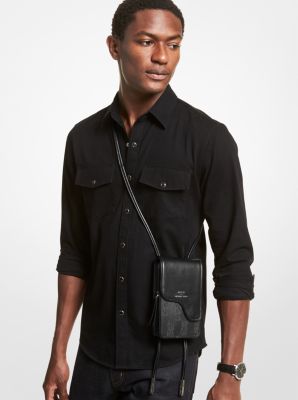 MICHAEL KORS MENS, Black Men's Cross-body Bags