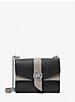 Greenwich Small Two-Tone Logo and Saffiano Leather Crossbody Bag image number 0