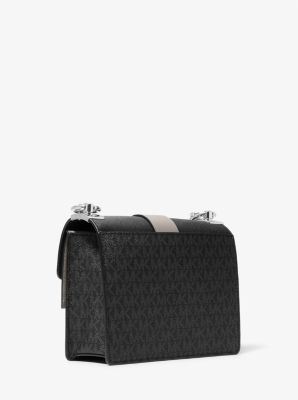 MICHAEL KORS Greenwich Small Two-Tone Logo And Saffiano Leather