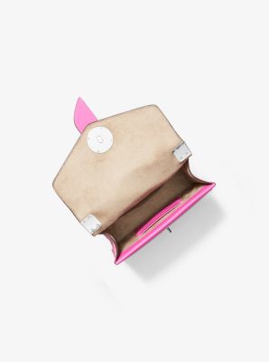 Greenwich Small Logo and Leather Crossbody Bag