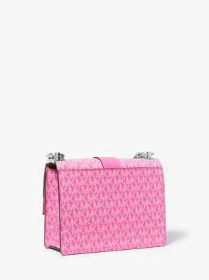 Greenwich Small Logo and Leather Crossbody Bag