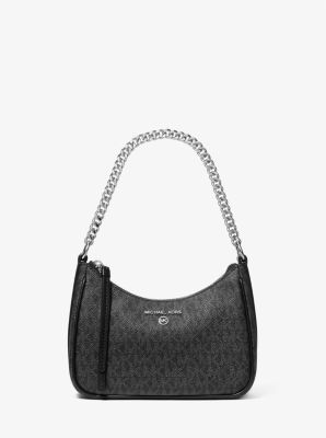 MICHAEL Michael Kors Quilted Chain Shoulder Bag in Black