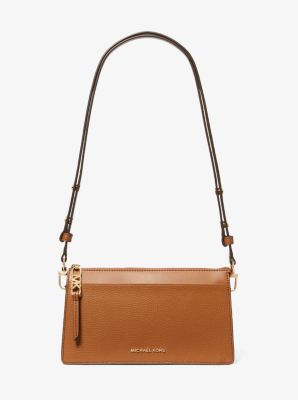 Empire Large Leather Convertible Crossbody Bag