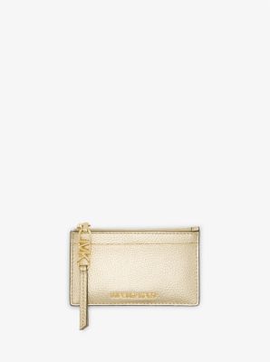  Michael Kors Reed Large Card Holder Wallet MK Signature Logo  Leather (Black) : Clothing, Shoes & Jewelry