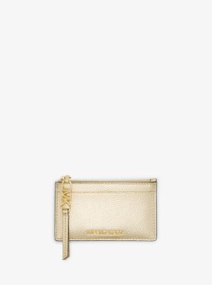 Empire Small Metallic Leather Card Case image number 0