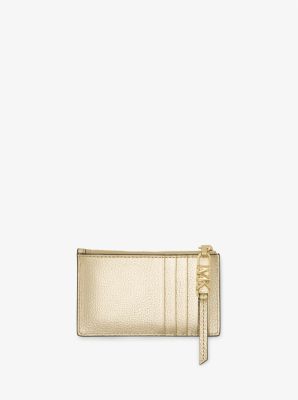 Michael kors card store holder gold