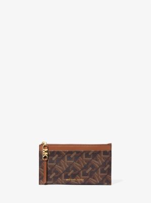 Empire Large Pebbled Leather Card Case Michael Kors