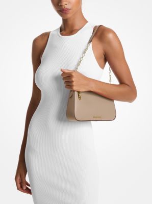 Empire Medium Leather Chain-Link Pochette