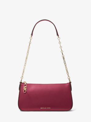 Empire Medium Leather Chain-Link Pochette