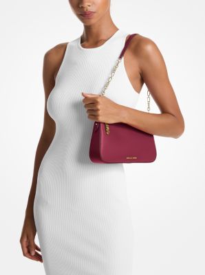 Empire Medium Leather Chain-Link Pochette