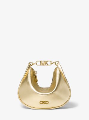 Kendall Small Metallic Leather Shoulder Bag