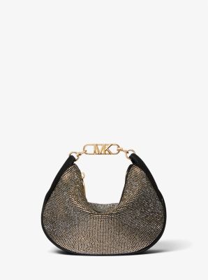Kendall Small Embellished Suede Shoulder Bag | Michael Kors Canada