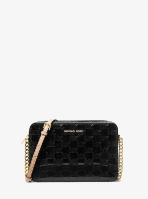 Michael kors shop black shiny purse