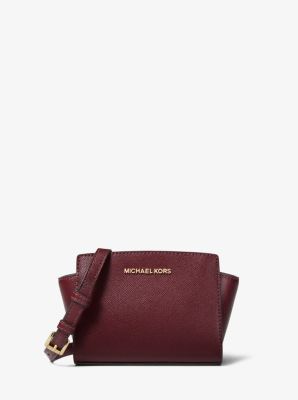 selma mini saffiano leather crossbody michael kors