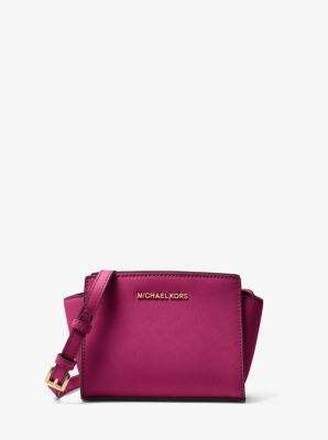 maroon mk purse